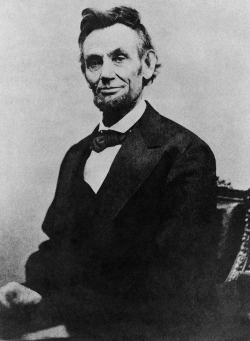 President Abraham Lincoln, 1865