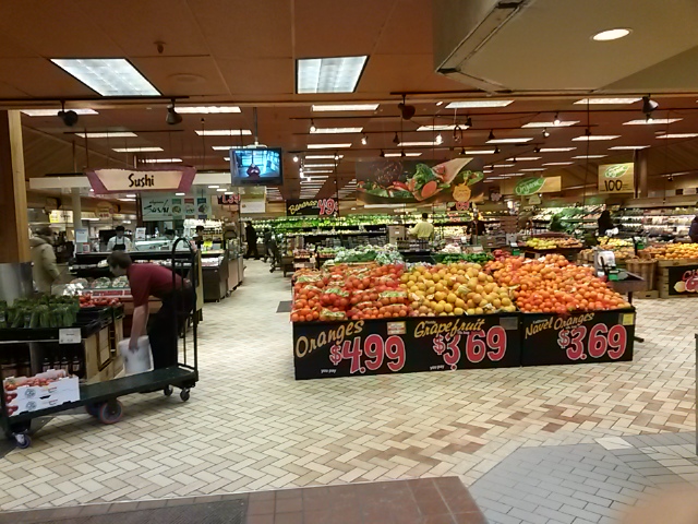Expanded produce department
